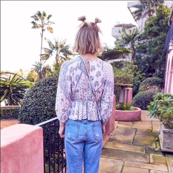 Blake print Gabriella front tie top - Picture 7 of 8